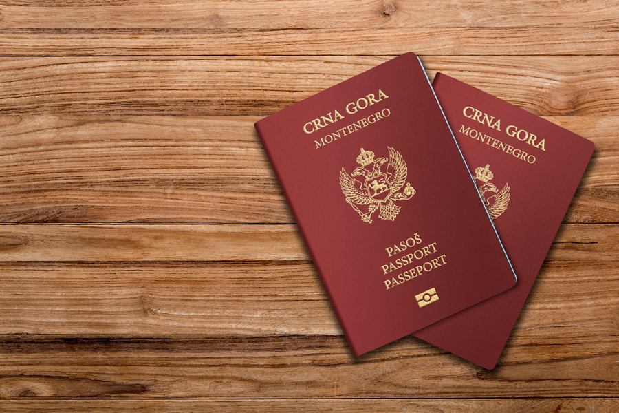 Паспорт Черногории